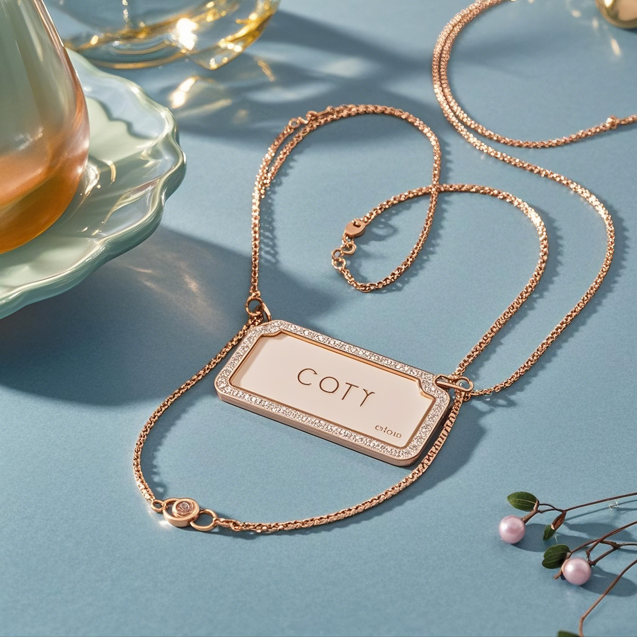 Necklace price tag display board